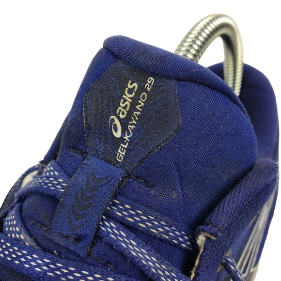ASICS Shoes GEL KAYANO 29 Womens Size 9.5 Blue White Running Sneaker 1012B272 - Picture 6 of 14